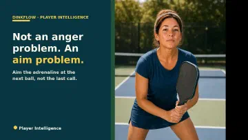 How to Control Anger on the Pickleball Court (Without Killing Your Edge)