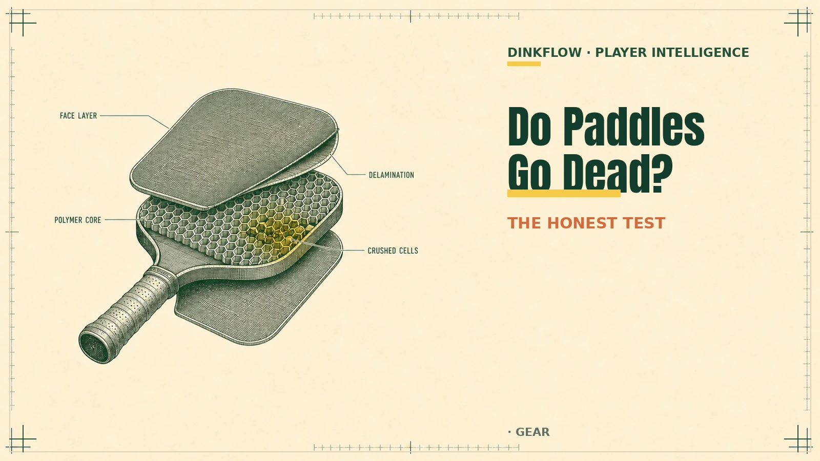 Do Pickleball Paddles Go Dead? Yes — Here Is the Honest Test