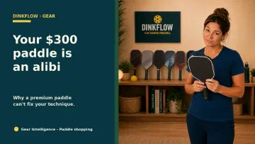 Why Your $300 Pickleball Paddle Won't Fix Your Technique