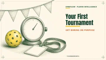 Your First Pickleball Tournament: How to Self-Rate, Pick a Bracket, and Beat the Nerves