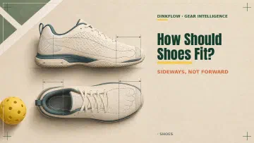 How Should Pickleball Shoes Fit? Thumb Width, Not Thumb Rule