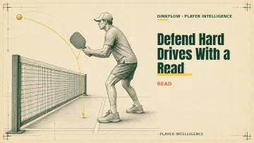 How to Defend Hard Drives in Pickleball: Read, Don't React