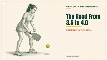 How to Get From 3.5 to 4.0 in Pickleball (Fast Is the Wrong Goal)