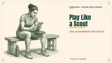 How to Improve at Pickleball Without Drilling More (Play Like a Scout)