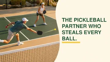 The Pickleball Partner Who Steals Every Ball — Then Misses It