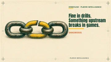 Engraved field-manual illustration of a short iron chain whose yellow middle link has broken open at its weld