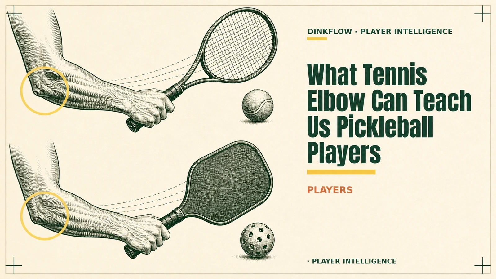 What Tennis Elbow Can Teach Us Pickleball Players