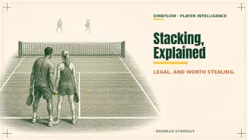 What Is Stacking in Pickleball? (And Yes, It's Legal)