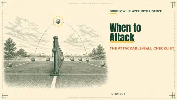 When to Attack in a Dink Rally: The Attackable-Ball Checklist